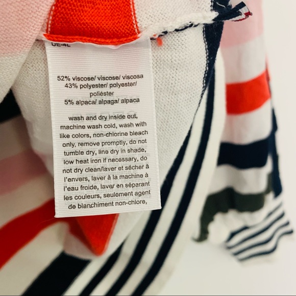 Tommy Hilfiger Striped Sweater Balloon Sleeves - Picture 7 of 9